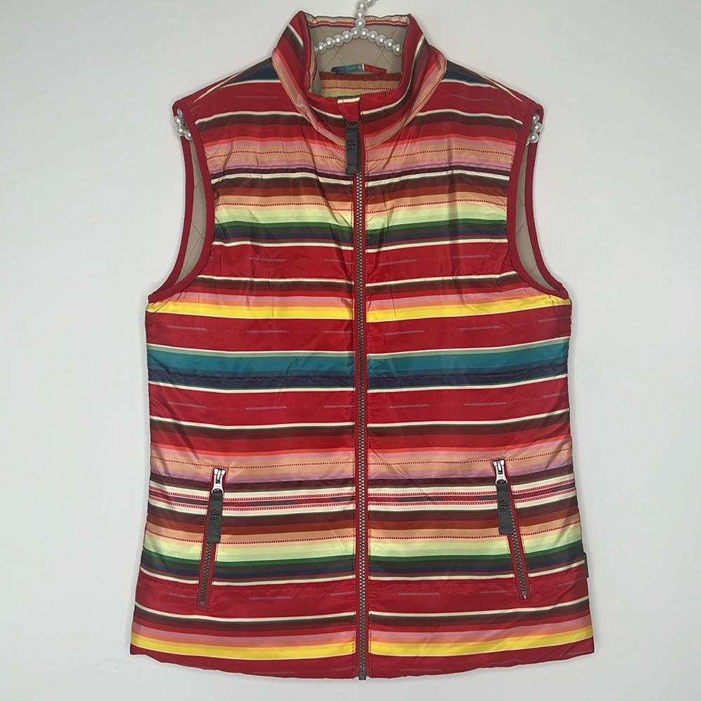 STS Ranchwear Western Vest ~ Sealy Serape Puffer ~ Sz Small ~ Southwest Aztec